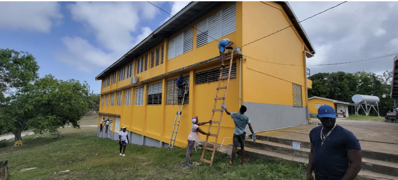 School Facelift After